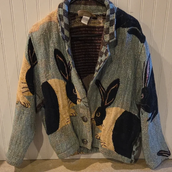 Women's Rabbit Pattern Jacket - Picture 1 of 1